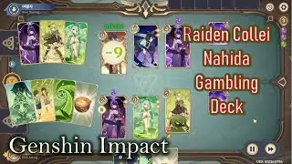 Aggressive Gambling deck with Raiden, Nahida and Collei | Genshin Impact TCG