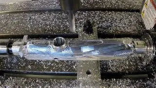 Complete 4-axis machining of paintball marker body (Swift AxePro)