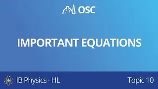 Important fields equations [IB Physics HL]