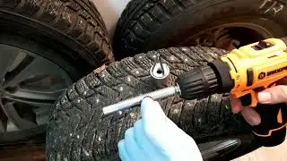 Дошиповка зимней резины Дошипун MINI и Шипы ТЕКОМ от РемШип