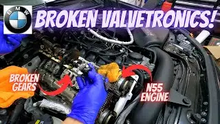Fixing my BMW engine w/ parts from AMAZON! (Valvetronic motor & Eccentric shaft install (Part 1)).