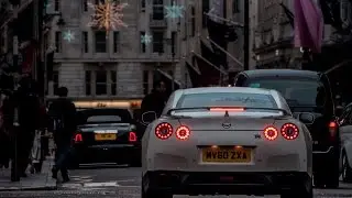 Nissan GTR's Cruise in london, Loud Revs, Accelerations