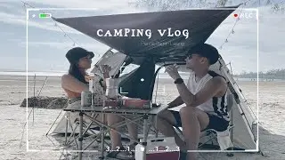 【CAMPING VLOG #1】Our First Camping in Pantai Bagan Lalang | 開箱的第一露
