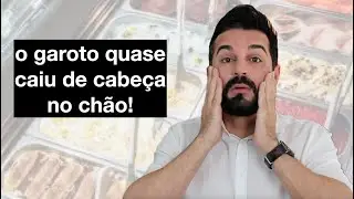 Atendi convulsão grave na sorveteria no meio de muita gente!