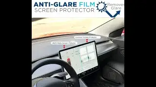 Top Fit touch screen protector for the Tesla model y 15inch touch screen review.
