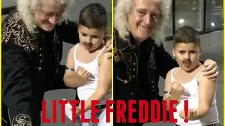Freddie kid Autograph from Brian may - Queen lovers