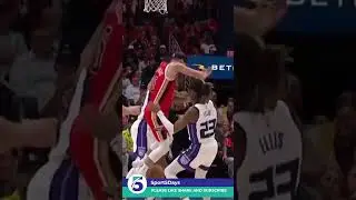 The Shocking Moment Brandon Ingram Pushes De'Aaron Fox into a Frenzy #shortfeed
