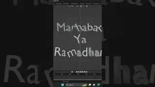 Behind The Scene VFX Ramadhan Tiba #edit #ramadhan #aftereffects