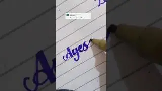 how to write using cut marker in English tutorial ✅ #cutmarker #handwriting #calligraphy #english