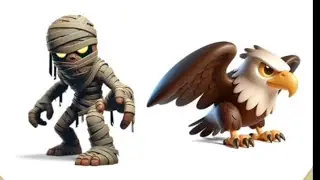 I mixed mummy and eagle 🫨🫨||