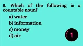 Multiple Questions and Answers  on related topic Nouns
