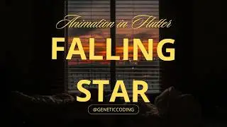 Flutter Custom Animation ⭐ Falling & Exploding Star Using AnimationController + CustomPaint