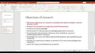 Objectives of research| Research Methodology