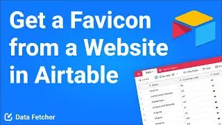 How to Get a Favicon from a Website in Airtable