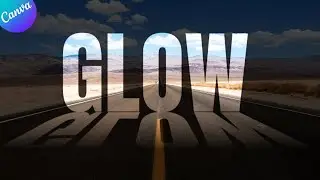 Canva Glowing Text Effect Tutorial | Easy Light Text Trick for Beginners!