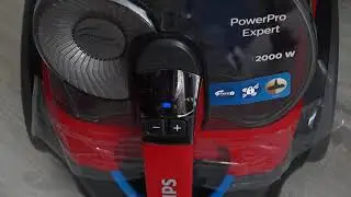 Регулировка и индикация мощности пылесоса Philips PowerPro Expert FC9728