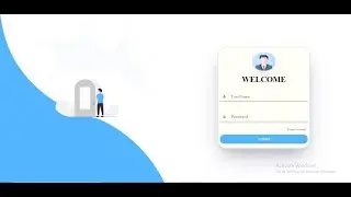 responsive login page using HTML, CSS, JS