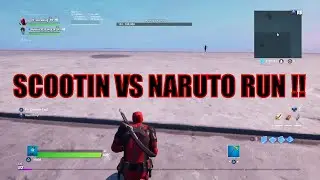 Scootin‘ Emote VS Naruto Run Emote ! Which is Faster !