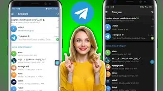 как включить темный режим в Telegram ||telegram темный режим ||новое видео обновления (2025)