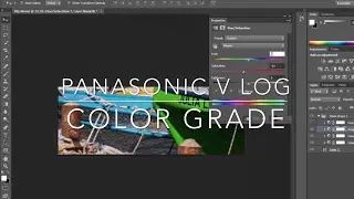 Color Grading Tutorial Panasonic V-Log to Rec.709 LUT  1/2