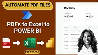 Power BI Project: Build an Invoice Tracker | Extract PDF Data with Power Automate Desktop Tutorial
