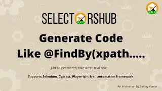 SelectorsHub Pro: Generate XPath and selectors with command | Generate direct code | xpath plugin