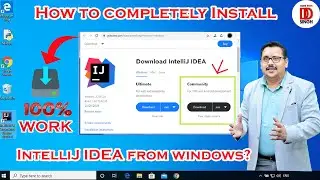 How to Completely Install IntelliJ IDEA from Windows| Step-by-Step Guide | Java | #CodeWithDDSingh