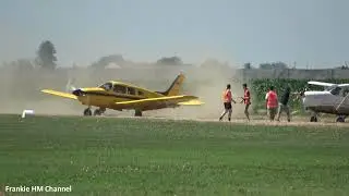 Airplanes smoking footage