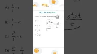 PSAT Math Review - equivalent expressions