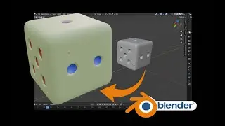 Blender is too SATISFYING! 🎲 Making a Stylized Dice