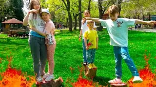 The Floor is Lava and more kids videos on summer vacation from Lisa