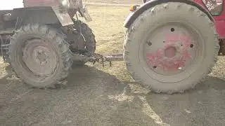 Игра "Перетягивание трактора трактором" #youtube #tractorvideo #tractor #т25 #т40ам