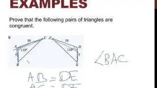 Year 10: Congruent Triangles