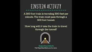 How long will it take the train to travel through the tunnel?