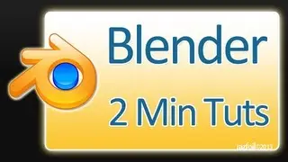 2 Minute Tutorials: Blender Basics (4 of 6) - Mirror Modifiers, Materials, UVs