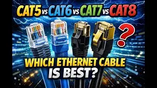 Which Ethernet Cable Should You Choose? Cat5, Cat6, Cat7 and Cat8