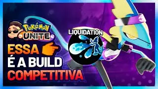 A BUILD COMPETITIVA DO INTELEON! Pokemon Unite Inteleon Gameplay