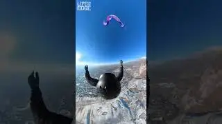 Skydiver accidentally releases her Parachute 