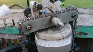 RedVerg  RD-CS100 / Заточка цепи станком, которая не состоялась....