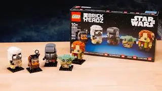 LEGO Star Wars The Mandalorian & Grogu BrickHeadz REVIEW | Set 40856