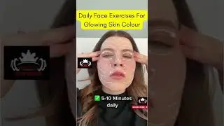 Daily Face Exercises For Glowing Skin Colour At Home || 100% Effective Korean Face massage Skin Care