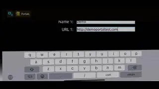 how to change portal url on smart stb, how to add portal url on smart stb