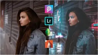 Cyberpunk Hologram Editing Using Autodesk, PicsArt , Lightroom and Snapseed | Mobile Editing