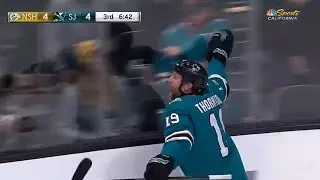 Joe Thornton scores NHL career goal number 400 | November 13, 2018 | Sharks vs. Predators