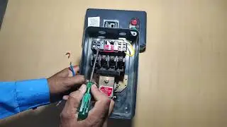 3 Phase DOL starter connection