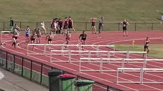 90m & 80m Women Hurdles, Winter #4, Griffith University Athletics Track 30/06/2018