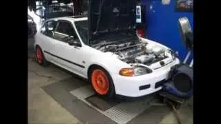 K20Z1 motor with bolt ons and 75 shot of nitros