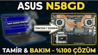 Asus N580GD Blue Screen of Death and Overheating Problem Solution | Detailed Maintenance Guide