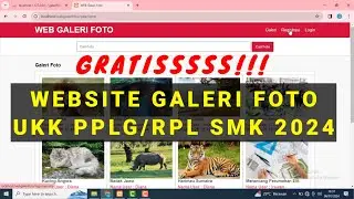 Source Code WEB GALERI FOTO UKK SMK 2024 Paket 3 || GRATISSSSS