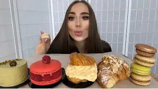 Сладкий мукбанг🥳/Парень меня стесняется🫣🥴/Очеень сладко🍓